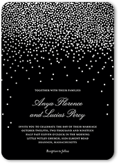 diamond sky wedding invitation