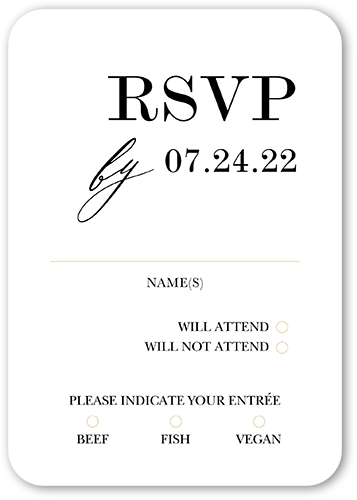 Personalized RSVP Cards