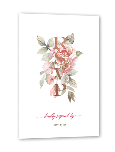 Pastel Wedding RSVP Card