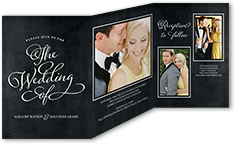 lovely beginning wedding invitation
