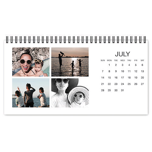 Photo Gallery Desk Calendar, 5x11