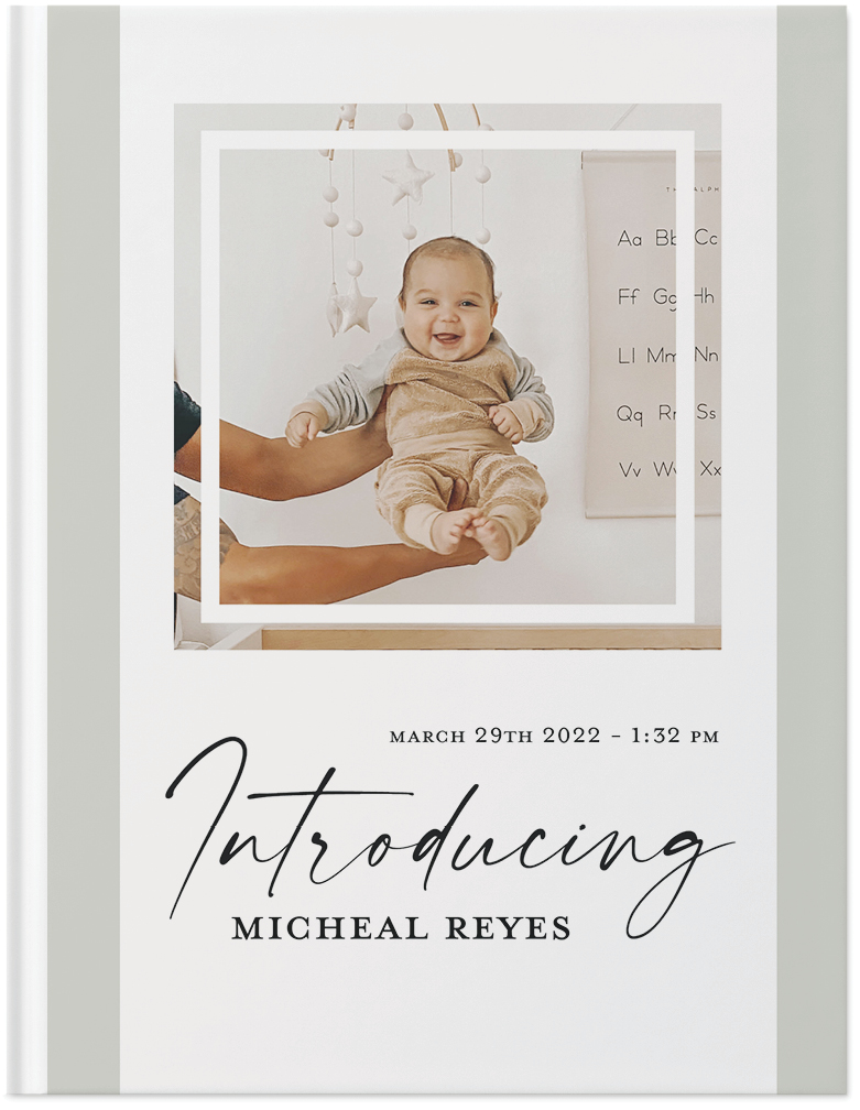 Baby's First Photo Book, 11x8, Hard Cover - Glossy, Standard Pages