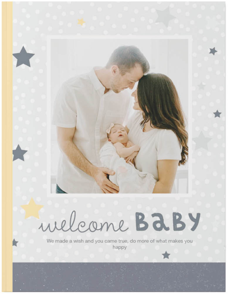 Classic Baby Photo Book, 11x8, Soft Cover, Standard Pages
