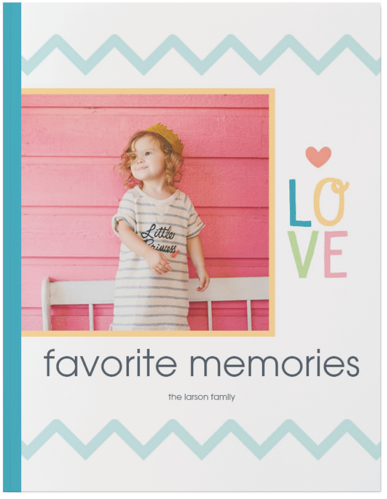 Colorful Childhood Photo Book, 11x8, Soft Cover, Standard Pages