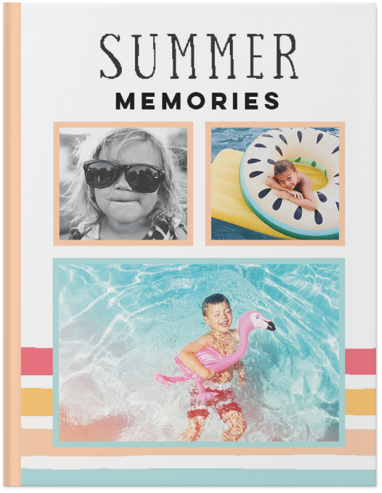 Summertime Fun Photo Book, 11x8, Hard Cover - Glossy, Standard Pages