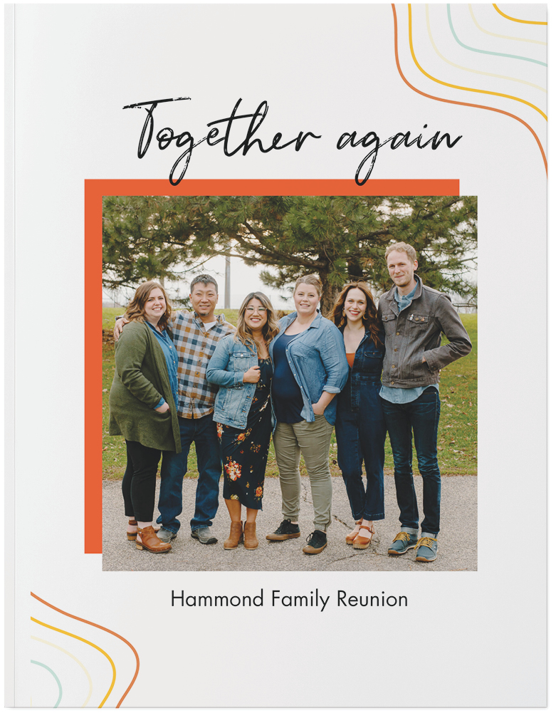 Together Again Photo Book, 11x8, Soft Cover, Standard Pages