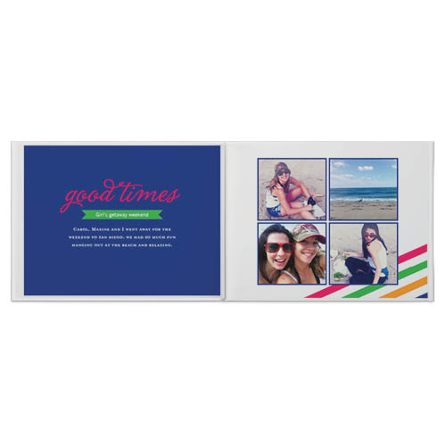 Bright And Bold Photo Book, 8x11, Professional Flush Mount Albums, Flush Mount Pages