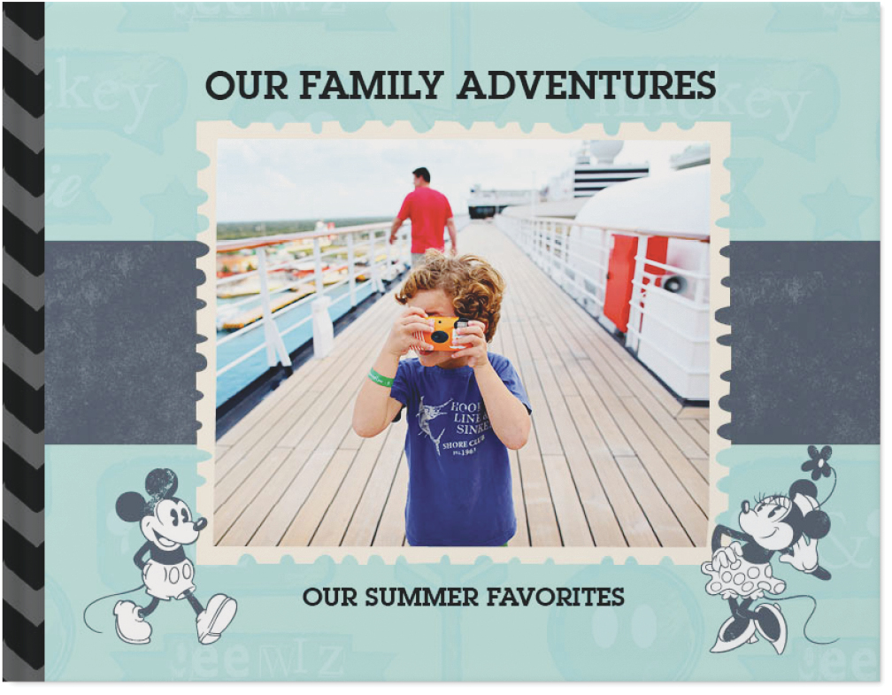 Classic Disney Photo Book, 11x14, Hard Cover - Glossy, PROFESSIONAL 6 COLOR PRINTING, Deluxe Layflat