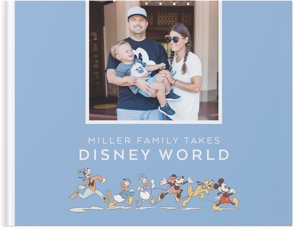 Disney Mickey and Friends Photo Book, 11x14, Hard Cover - Glossy, Deluxe Layflat