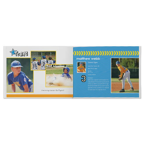 Game On Photo Book, 11x14, Professional Flush Mount Albums, Flush Mount Pages