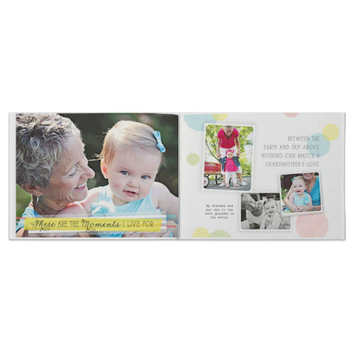 Grandma's Brag Book Photo Book, 11x14, Professional Flush Mount Albums, Flush Mount Pages