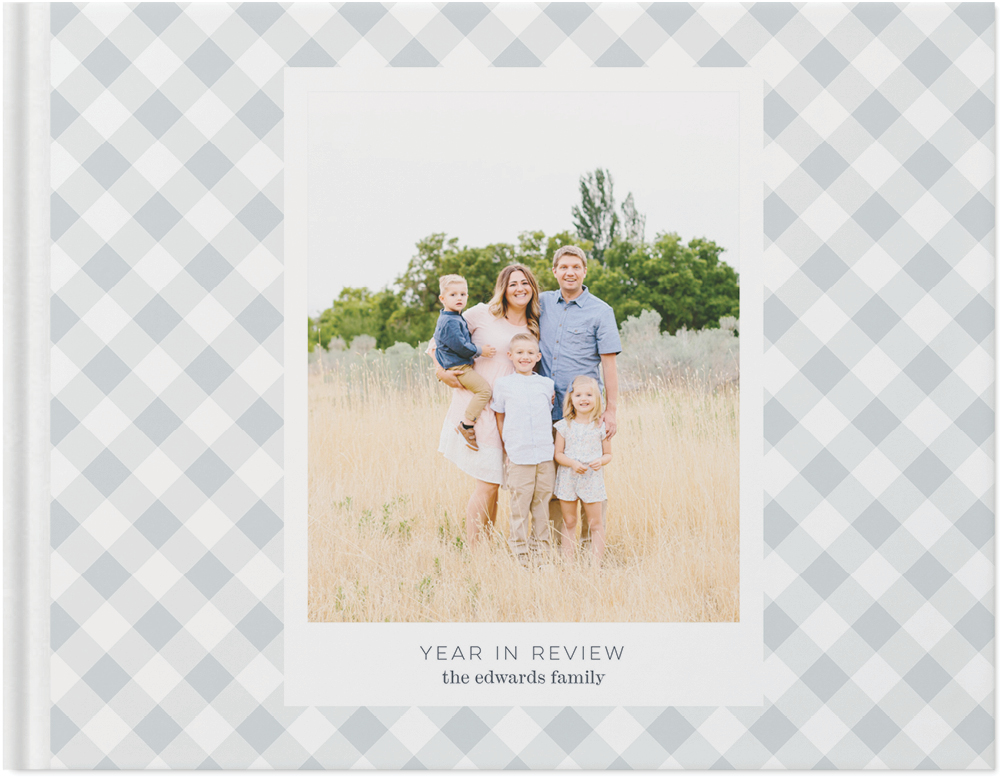 Seasonal Year in Review by Paislee Press Photo Book, 8x11, Hard Cover - Glossy, PROFESSIONAL 6 COLOR PRINTING, Deluxe Layflat