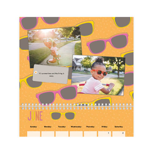 Seasonal Patterns Wall Calendar, 8x11