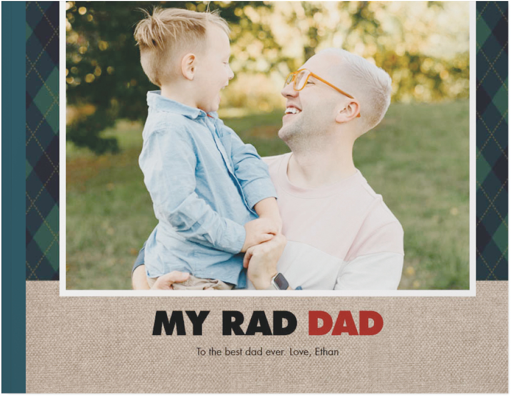 Best Dad Ever Photo Book, 8x11, Soft Cover, Standard Pages