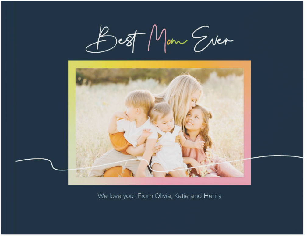 Best Mom Ever Photo Book, 8x11, Soft Cover, Standard Pages