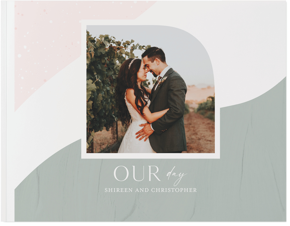 Boho Wedding Photo Book, 8x11, Soft Cover, Standard Pages