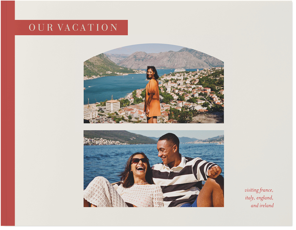 Europe Mementos Photo Book, 8x11, Soft Cover, Standard Pages