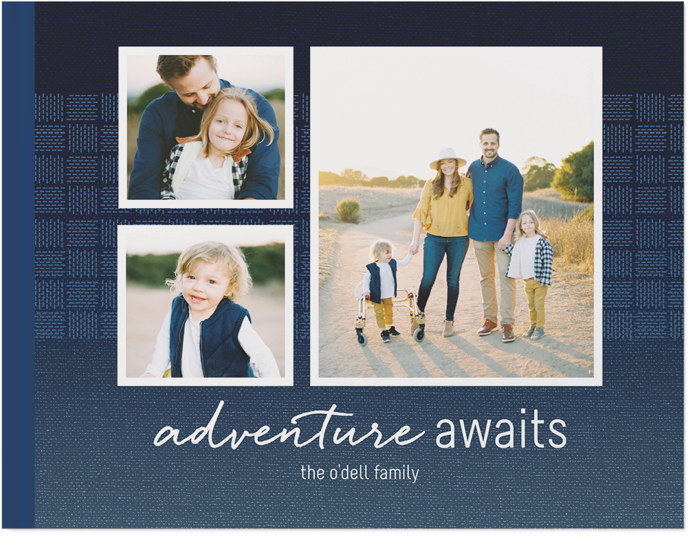 Everyday Indigo Photo Book, 8x11, Hard Cover, Standard Pages