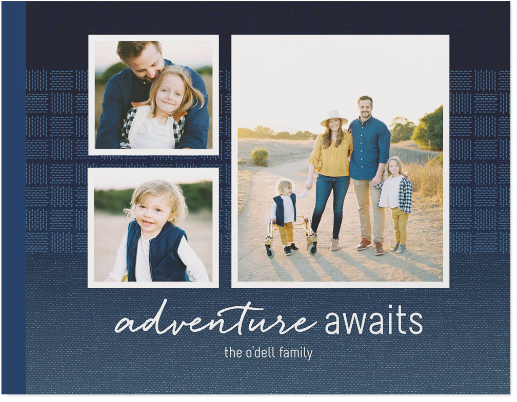 Everyday Indigo Photo Book, 8x11, Hard Cover - Glossy, Deluxe Layflat