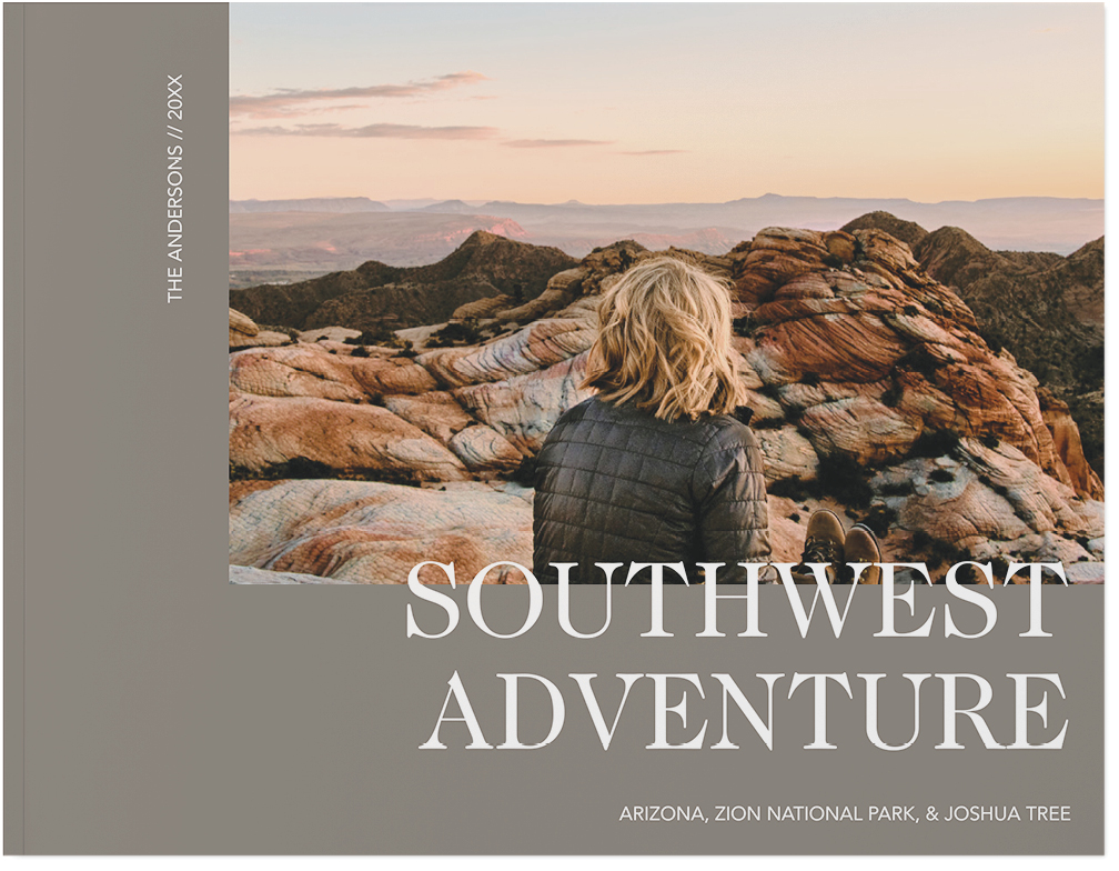 Modern Editorial Moments Photo Book, 8x11, Soft Cover, Standard Pages