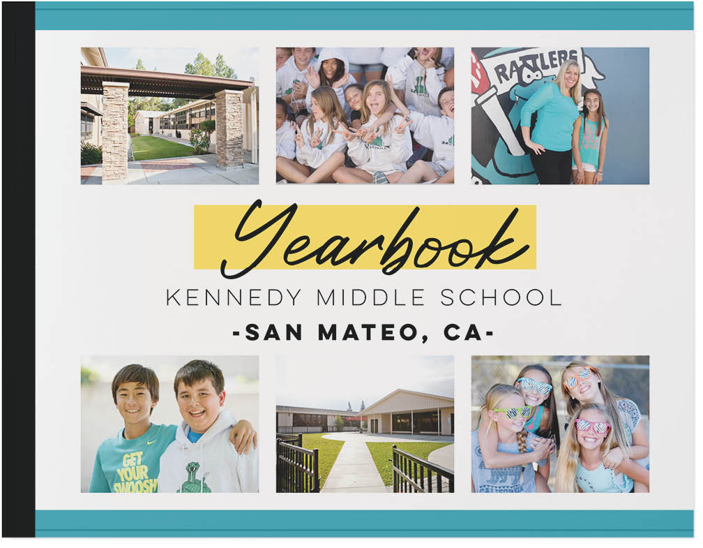 School Days Yearbook Photo Book, 8x11, Soft Cover, Standard Pages