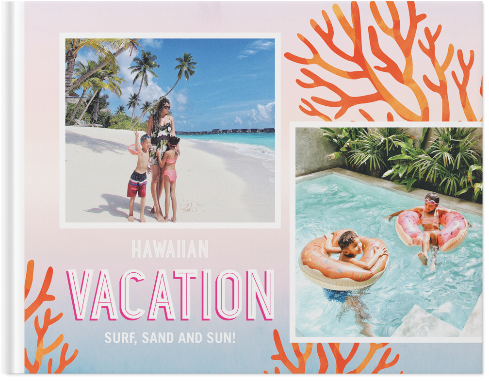 Tropical Travels Photo Book, 11x14, Hard Cover - Glossy, Standard Layflat