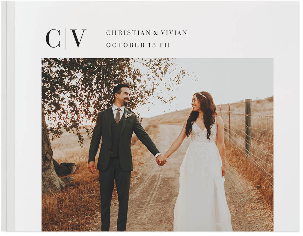 Wedding Photo Album Photo Book, 8x11, Soft Cover, Standard Pages