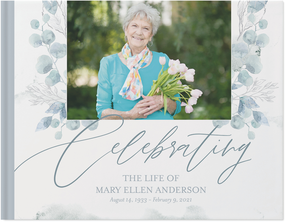Celebration of Life by Sarah Hawkins Designs Photo Book, 11x14, Hard Cover - Glossy, Deluxe Layflat