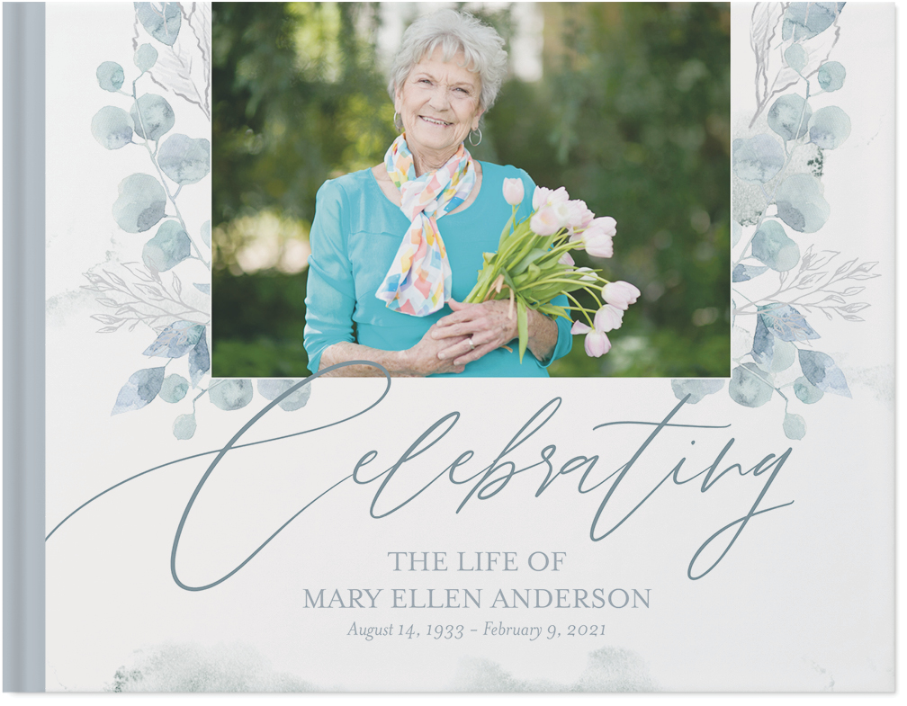 Celebration of Life by Sarah Hawkins Designs Photo Book, 11x14, Hard Cover - Glossy, PROFESSIONAL 6 COLOR PRINTING, Standard Layflat