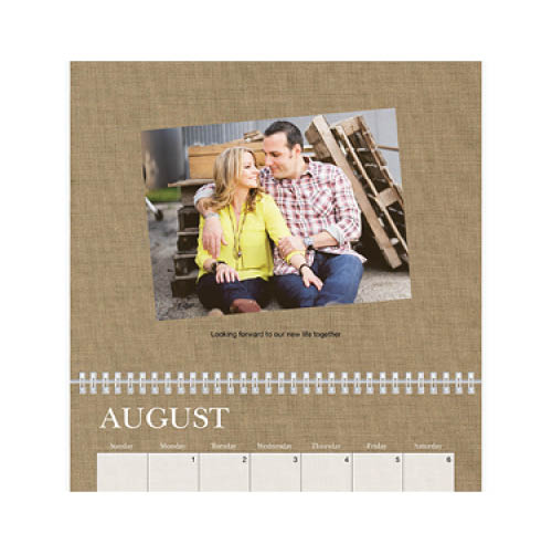 Textures and Elements Wall Calendar, 8x11