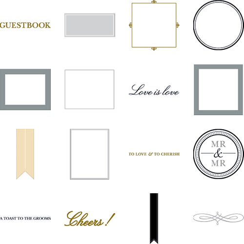 Polaroid Guest Book Sign, Photo Guest Book Sign Template, Digital PNG  Download, 014 