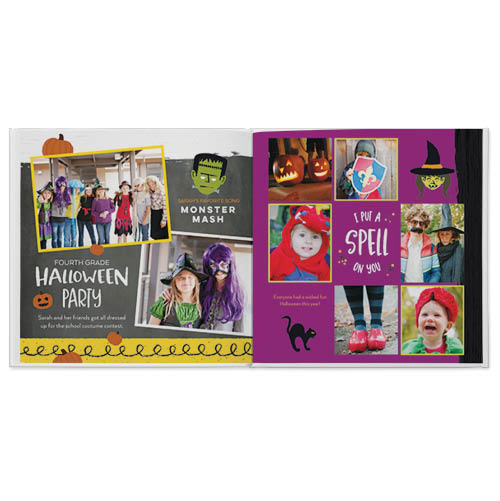 Frightfully Fun Photo Book, 10x10, Professional Flush Mount Albums, Flush Mount Pages