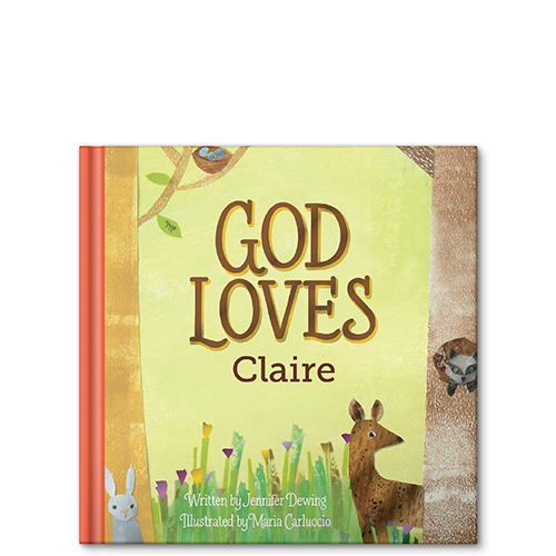 God Loves You Personalized Story Book