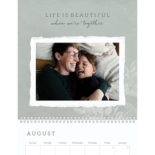 Heirloom Moments Calendar Wall Calendar, 12x12