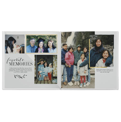 Love And Thanks Photo Book, 10x10, Professional Flush Mount Albums, Flush Mount Pages