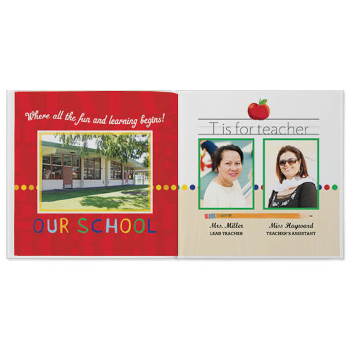 Pre-K Yearbook Photo Book, 10x10, Professional Flush Mount Albums, Flush Mount Pages