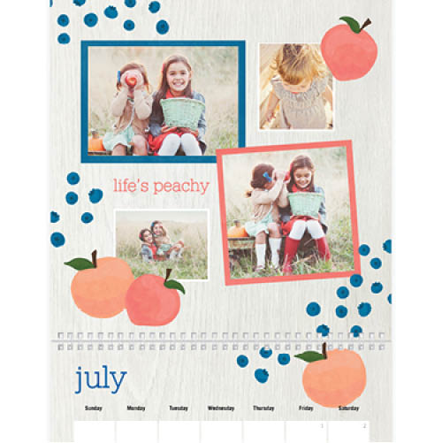 Seasonal Produce Wall Calendar, 12x12