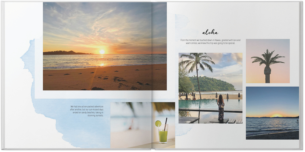 Beach Photo Album, Summer Photo Book, 4x6 Photo Albums, 5x7 Photo
