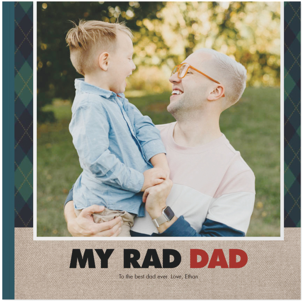 Best Dad Ever Photo Book, 8x8, Soft Cover, Standard Pages