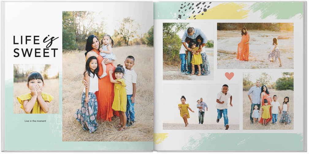 Cheerful Color 10x10 Photo Book Preview 5