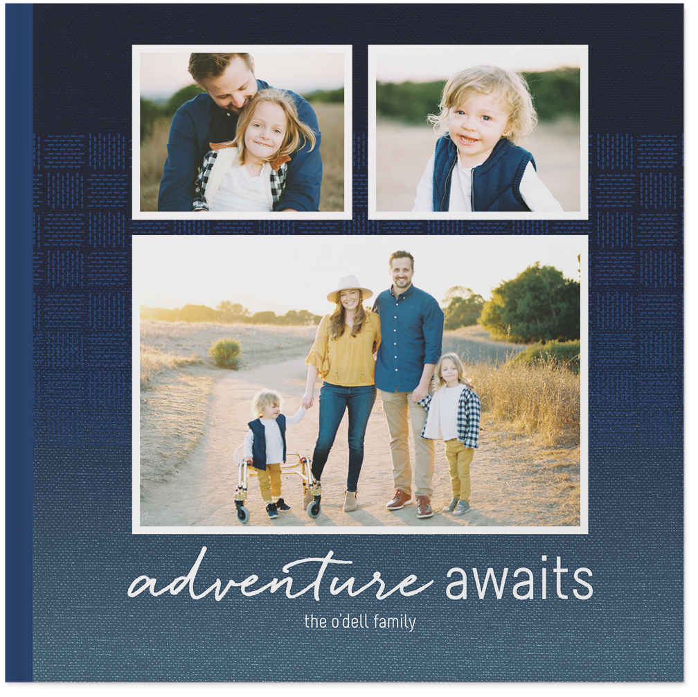 Everyday Indigo Photo Book, 10x10, Hard Cover - Glossy, Deluxe Layflat