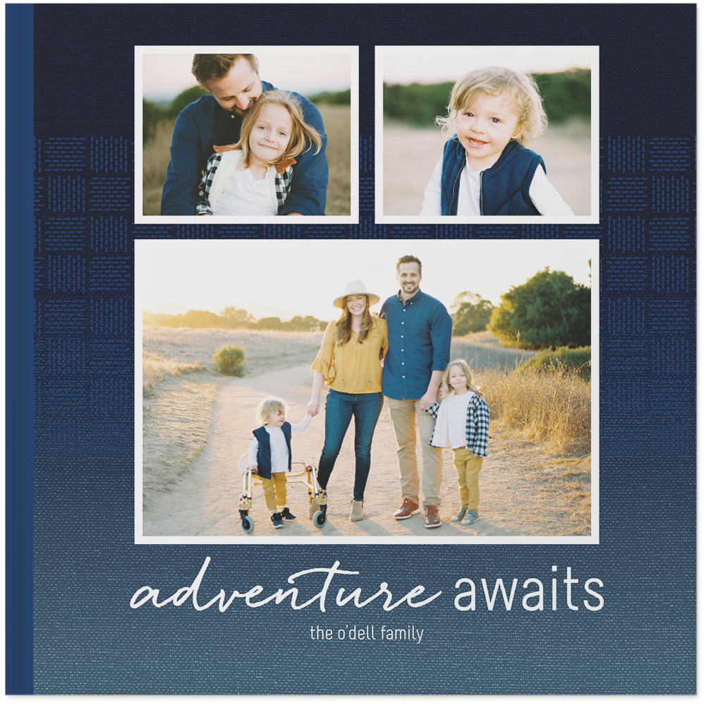 Everyday Indigo Photo Book, 12x12, Hard Cover - Glossy, Standard Layflat