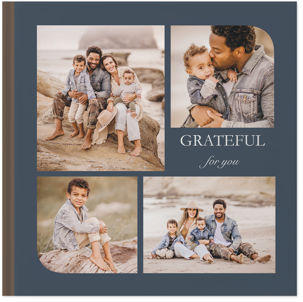 Grateful For You Photo Book, 12x12, Hard Cover - Glossy, Standard Pages