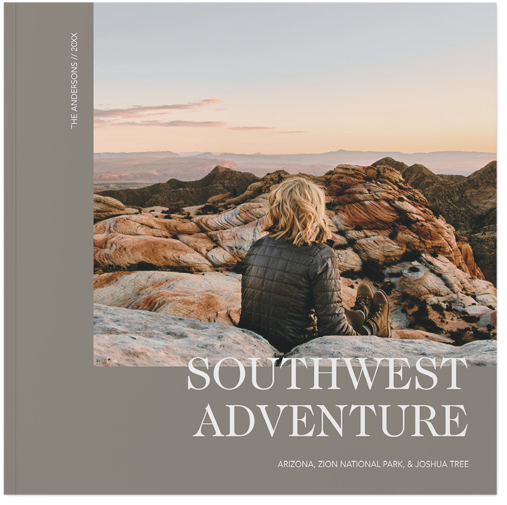 Modern Editorial Moments Photo Book, 8x8, Soft Cover, Standard Pages