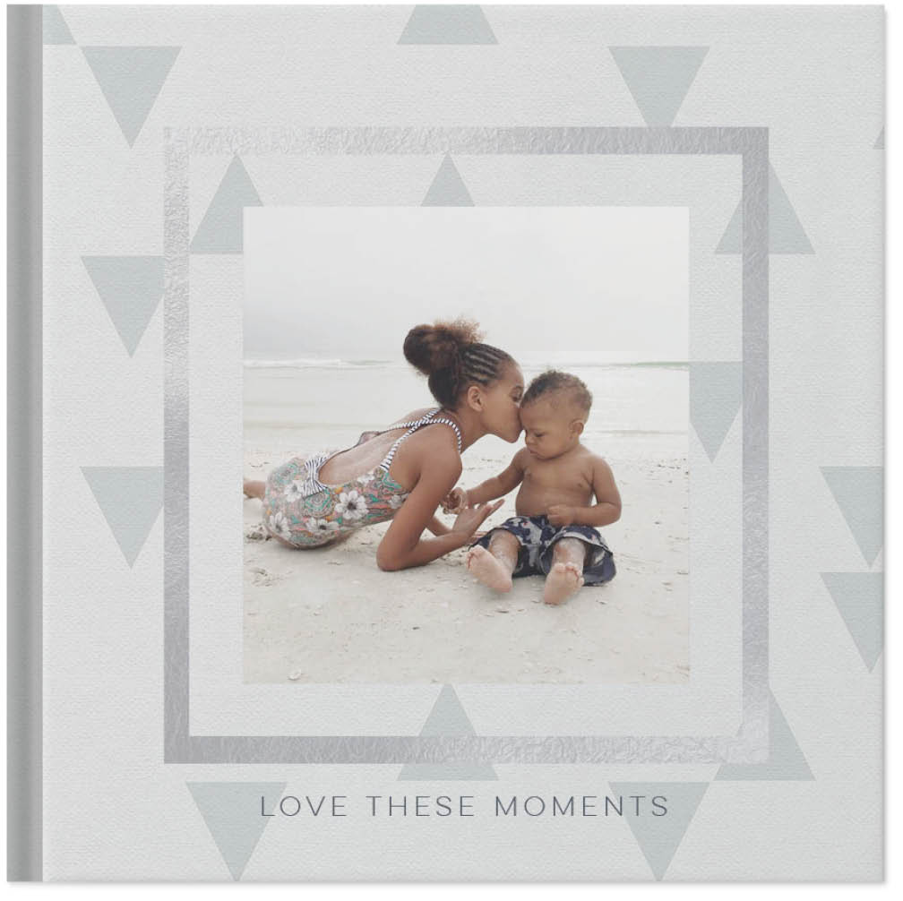 Simply Gray Photo Book, 12x12, Hard Cover - Glossy, Standard Layflat