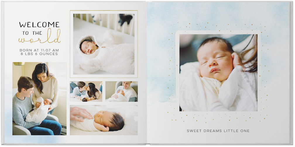 Watercolor Baby Boy Photo Book Shutterfly