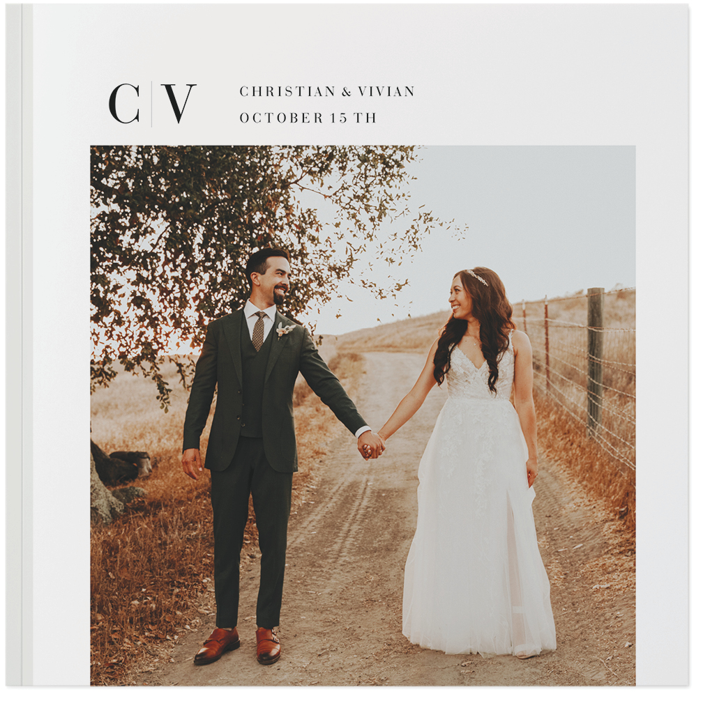 Wedding Photo Album Photo Book, 8x8, Soft Cover, Standard Pages