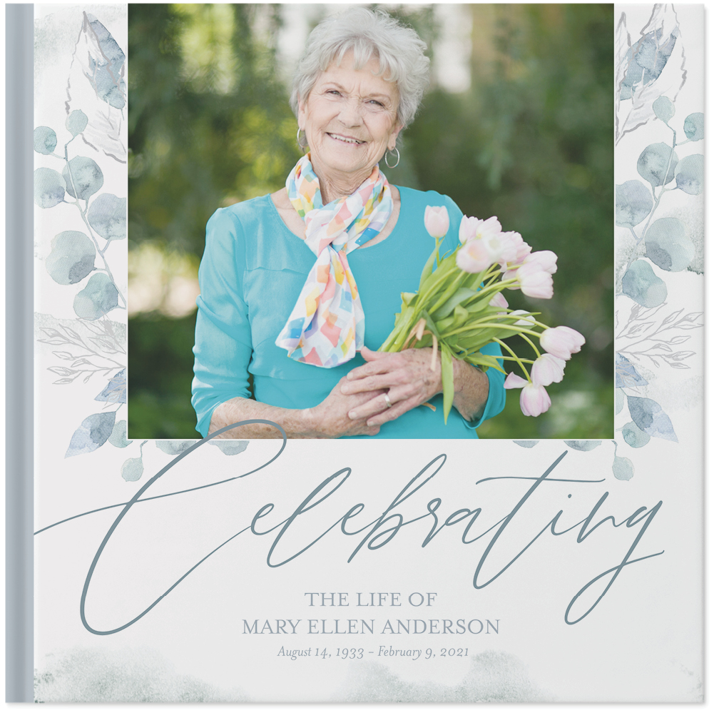 Celebration of Life by Sarah Hawkins Designs Photo Book, 8x8, Hard Cover, Standard Pages