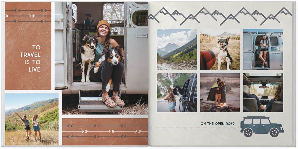 Road Trip Travel by Sarah Hawkins Designs Photo Book